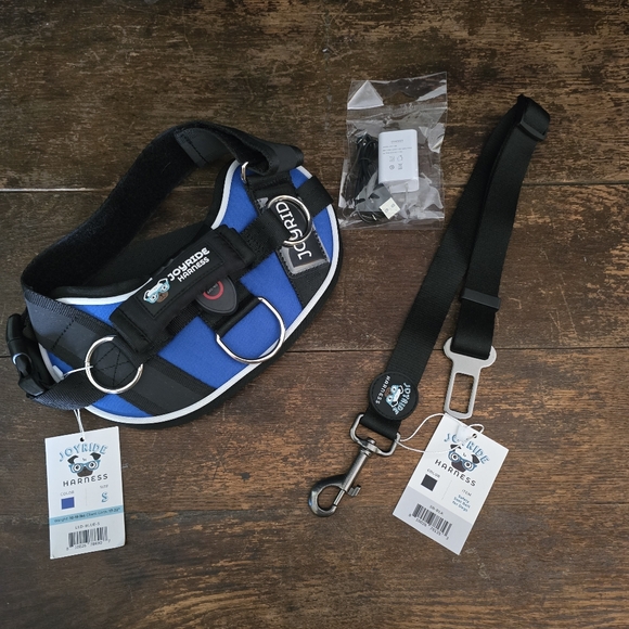 Joyride Harness Light Up Dog Harness Safety Seat Belt